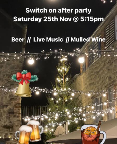 Lyme Regis Brewery switch on afterparty