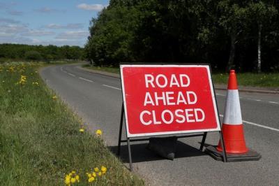 Urgent road closure on Pound Road.