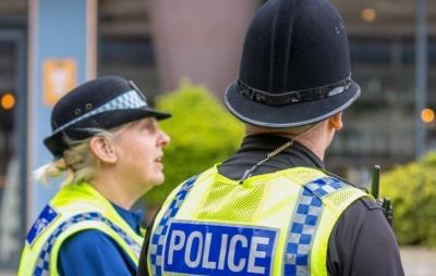 Dorset Police in uniform on patrol