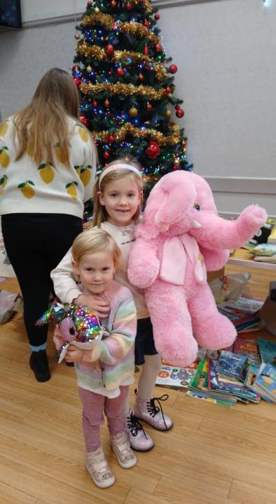 a big pink elephant cuddly was the best gift ever