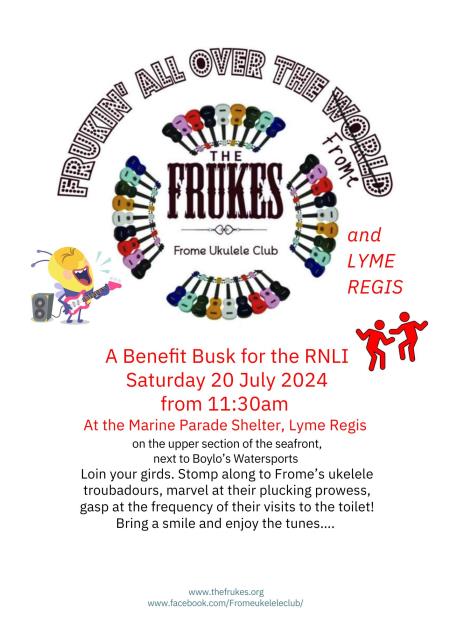 The Frukes, Lyme Regis Seafront performance