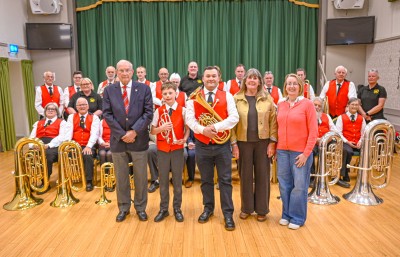 New instruments for Lyme Regis Town Band