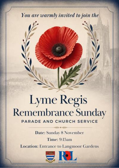 Remembrance Sunday Parade and Church Service, 8 November 2026