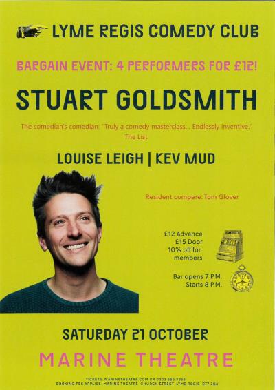 Lyme Regis Comedy Club: Stuart Goldsmith