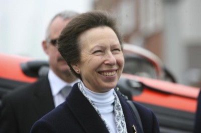 Princess Anne in Lyme Regis in October 2025