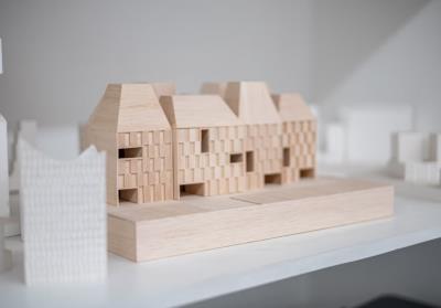 wooden housing blocks