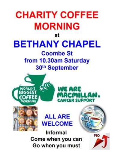 Coffee Morning - Bethany Chapel