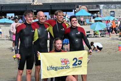 Lifeguards celebrate 25 years of service