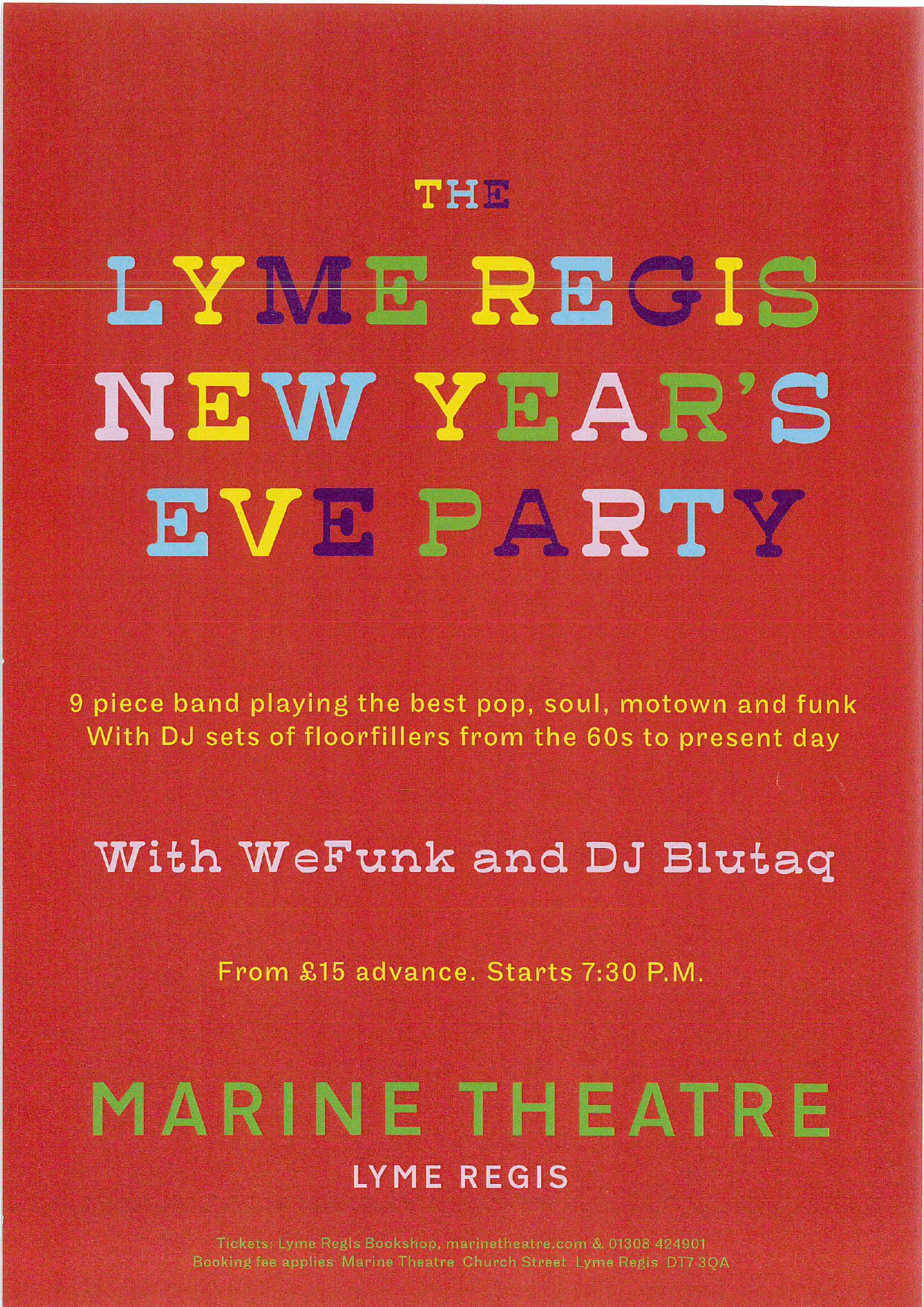 The Lyme Regis New Year's Eve Party