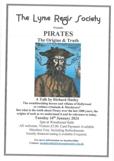The Lyme Regis Society presents a talk about Pirates 