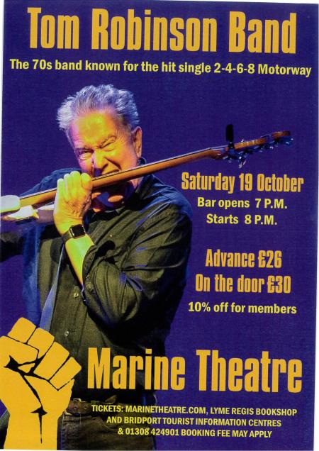 The Tom Robinson Band at the Marine Theatre