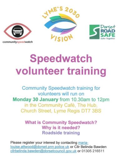 Speedwatch volunteer training