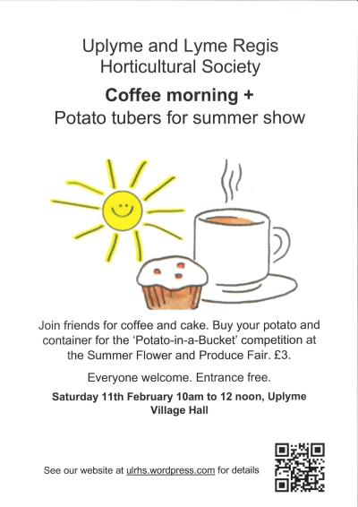 Uplyme and Lyme Regis Horticultural Society Coffee morning