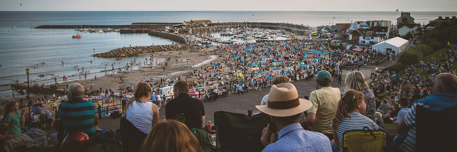 busy beach