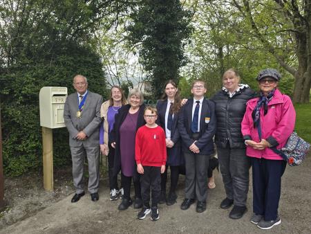 Lyme Regis Cemetery postbox helping those struggling with grief