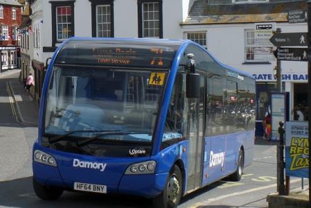 Lyme Regis town bus service resumed