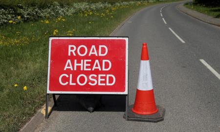 Emergency road closure - Charmouth Road