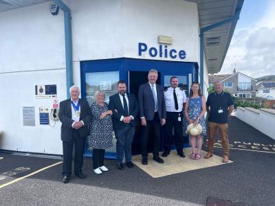 Lyme Regis police station opens its doors to the public once again