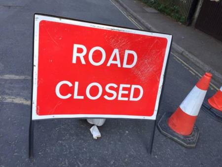 Emergency closure of Colway Lane due to burst water pipe
